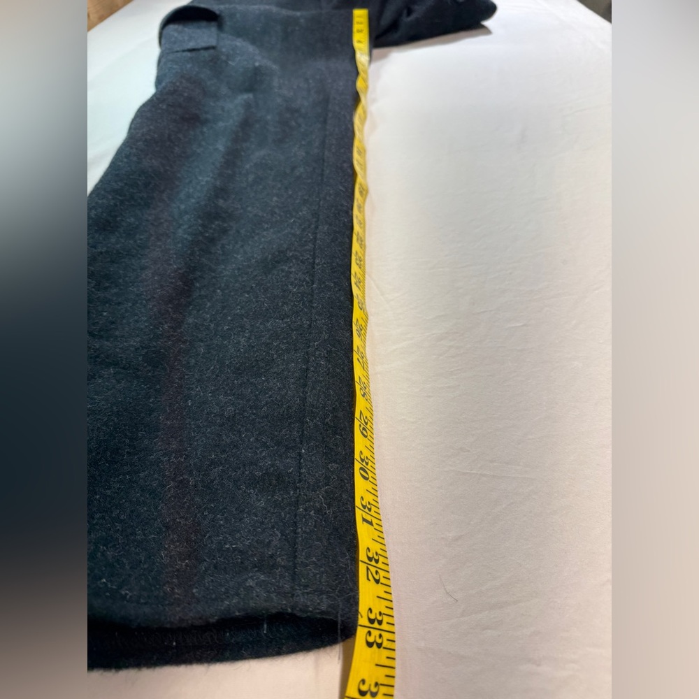 Vintage Filson Mackinaw 100% Wool Pants Mens 34x33 Black Trousers USA Made Heavy - Picture 8 of 10